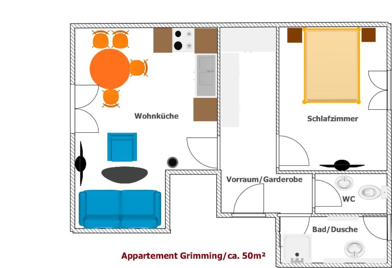 Appartements-Restaurant Schwaiger Tauplitz Exterior photo